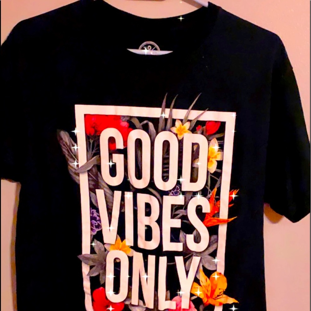 Floral Good Vibes Only Shirt
